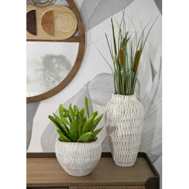 Cachepot StikY z żywicy 26X20,5 cm